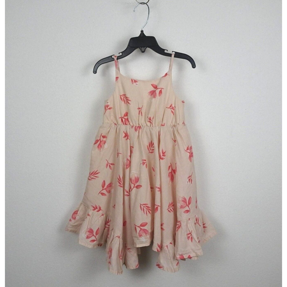 Clearance!💎5/$25 Tommy Bahama Girl Dress Pink Floral Lined Spaghetti Straps 4T